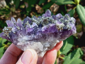 2 Amethyst with Pyrite Bulgaria (2)