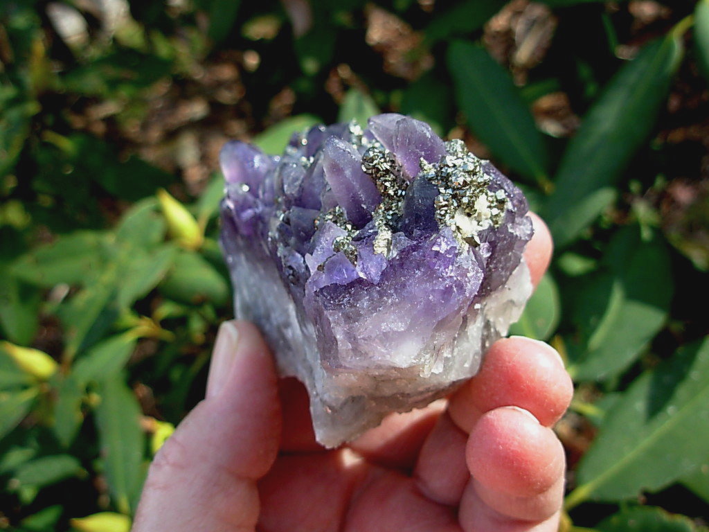 2 Amethyst with Pyrite Bulgaria (5)