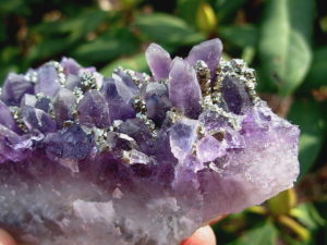 2 Amethyst with Pyrite Bulgaria (9)