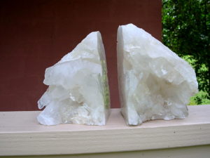 20a Quartz Crystal bookends (1)