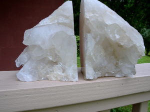 20a Quartz Crystal bookends (3)
