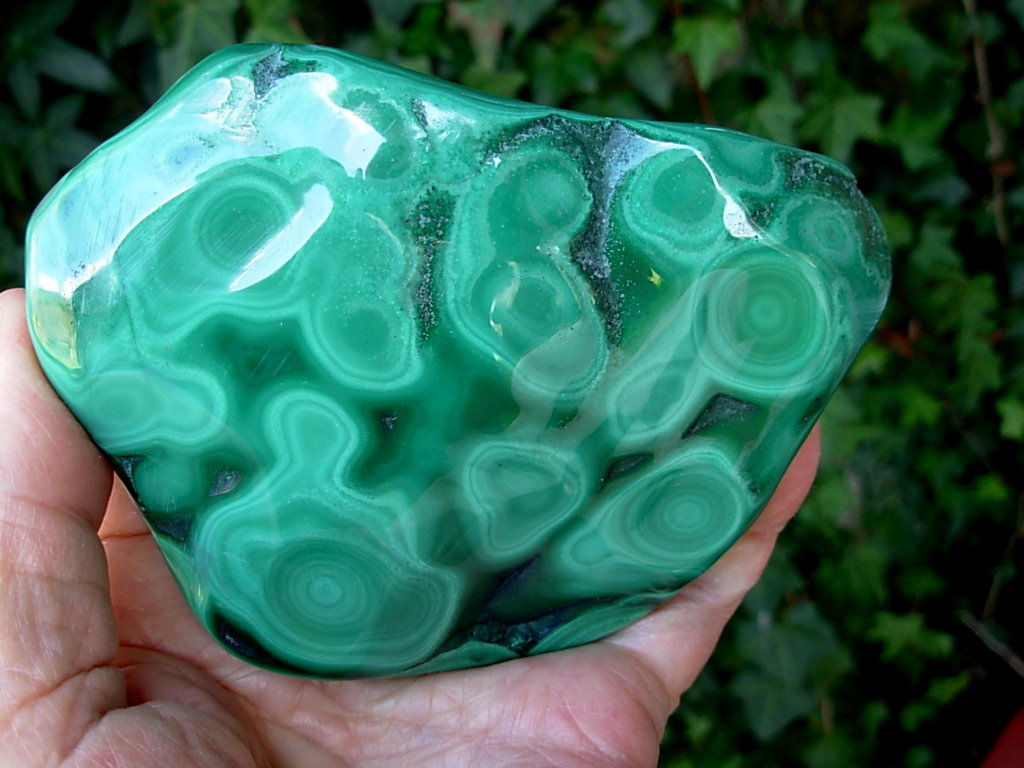 A+ Grade Polished Malachite Freeform 1 - Image 3