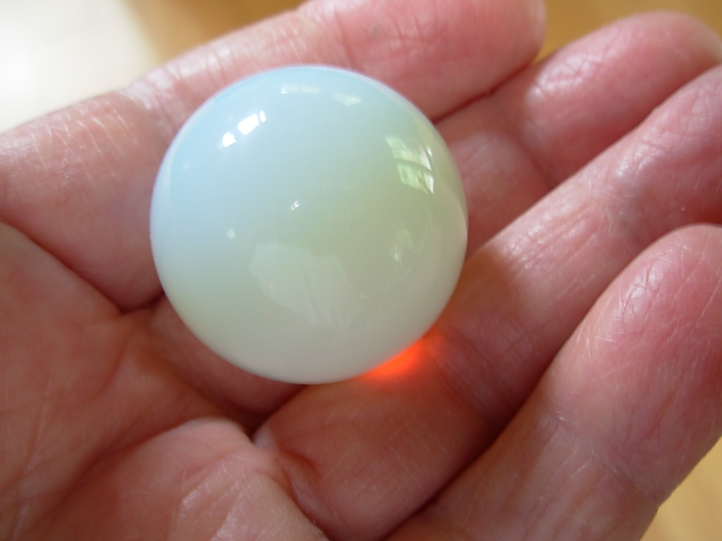 40 mm Opalite Sphere with Acrylic Stand - Image 2