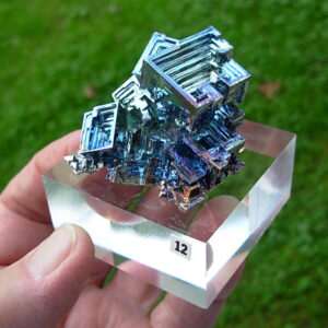 91g Bismuth Crystal (Made in Michigan) on Acrylic Base 12
