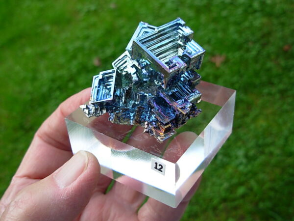 91g Bismuth Crystal (Made in Michigan) on Acrylic Base 12