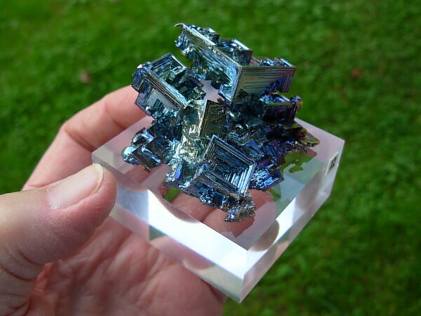 91g Bismuth Crystal (Made in Michigan) on Acrylic Base 12 - Image 3