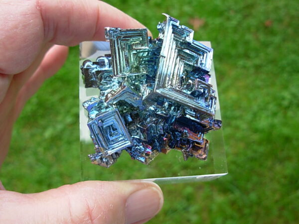 91g Bismuth Crystal (Made in Michigan) on Acrylic Base 12 - Image 2