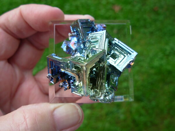 90g Bismuth Crystal (Made in Michigan) on Acrylic Base 14 - Image 3