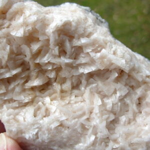 Pink Dolomite Crystal Plate from Italy