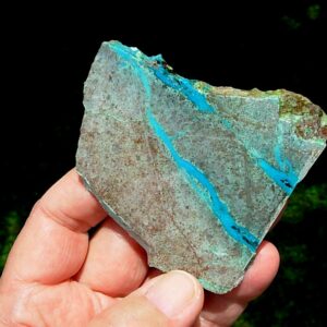 Chrysocolla Veins in Matrix