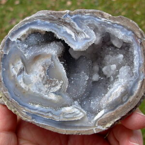 Polished Face Fluorescent Dugway Geode Half 18