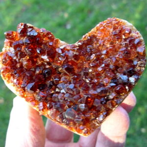 Citrine Heart Shaped Plate from Brazil 7