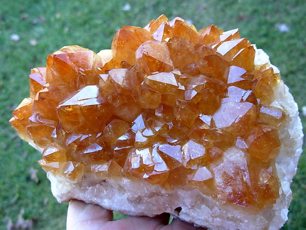 Beautiful Natural Citrine Plate from Brazil 12
