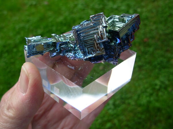 88g Bismuth Crystal (Made in Michigan) on Acrylic Base 11 - Image 4