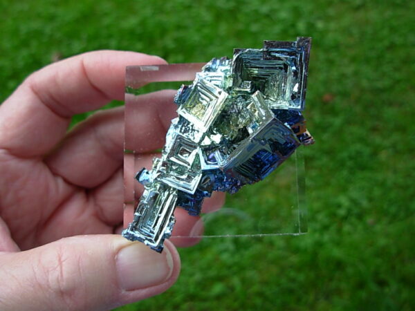 88g Bismuth Crystal (Made in Michigan) on Acrylic Base 11 - Image 3