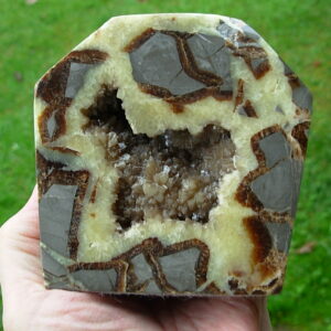 Septarian Display with Calcite Crystals in Vug from Madagascar 15