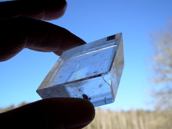 Optical Calcite #16 from Brazil Polished 118g - Image 6