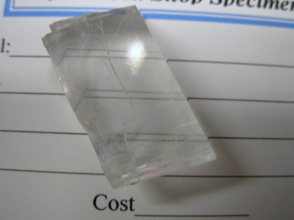 Optical Calcite Clear #17 Rough 8.5g - Image 4