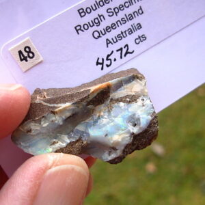 Boulder Opal Rough 48 from Queensland, Australia