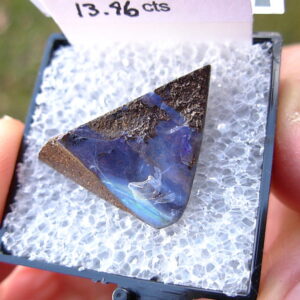 TN59 Boulder Opal Rough in Thumbnail Display Case