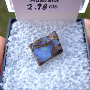 TN60 Boulder Opal Rough in Thumbnail Display Case