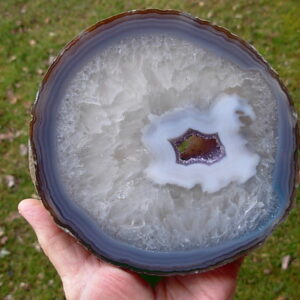 Polished Face Natural Brazilian Agate Thick Slab 18