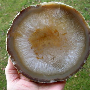 Polished Face Natural Brazilian Agate Thick Slab 19