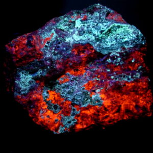 Fluorescent 22 Calcite and Willemite from Silver Hill, New Mexico
