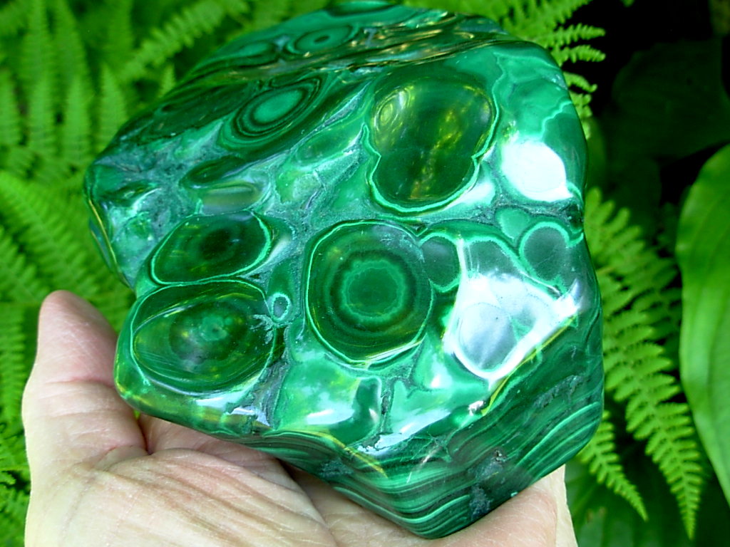 A+ Grade Polished Malachite Freeform 8