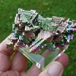 01 Premium 185g Bismuth Crystal on Acrylic Base Made in the USA
