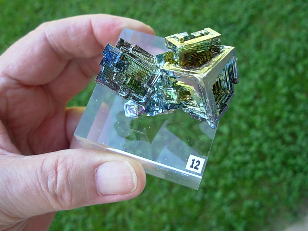 81g Bismuth Crystal (Made in Michigan) on Acrylic Base 12 - Image 3