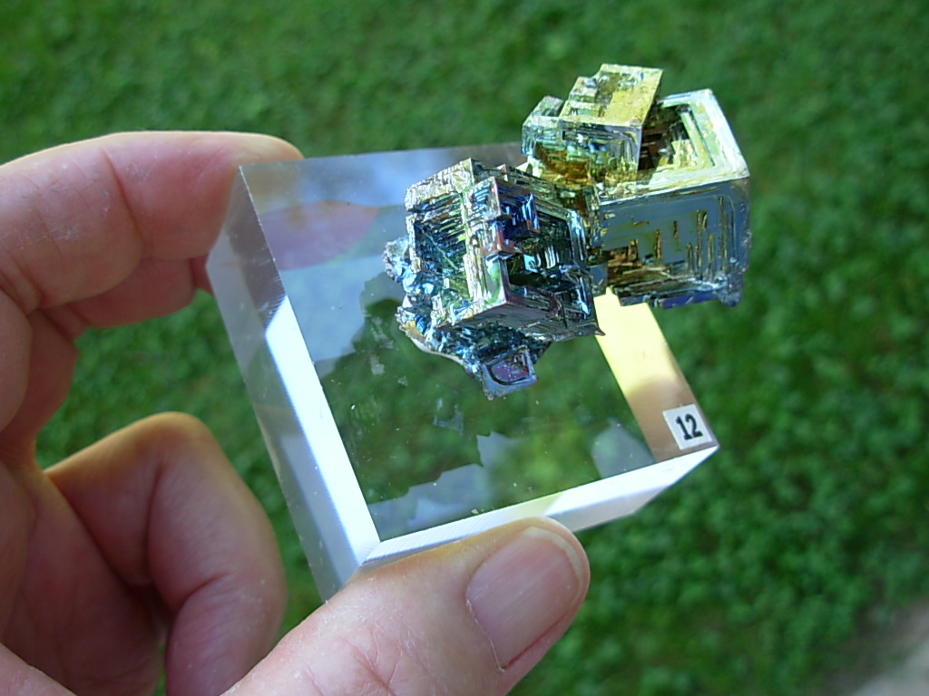 81g Bismuth Crystal (Made in Michigan) on Acrylic Base 12 - Image 2