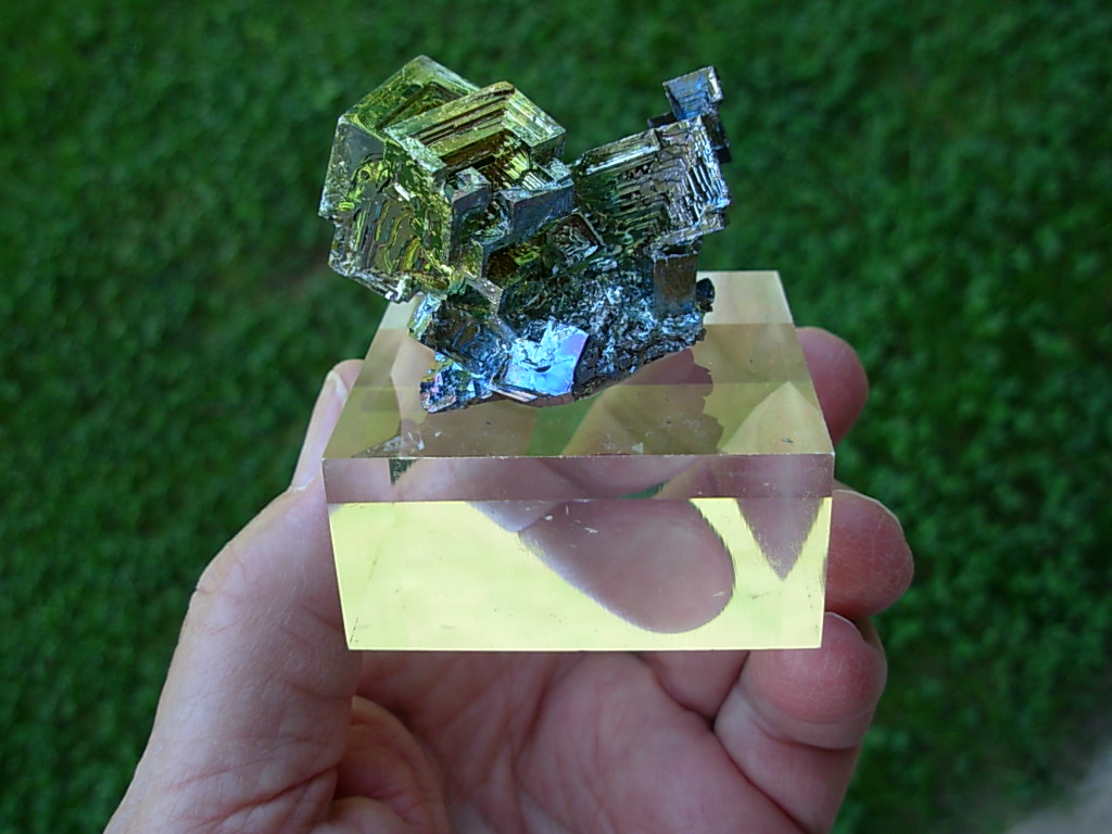 81g Bismuth Crystal (Made in Michigan) on Acrylic Base 12 - Image 4
