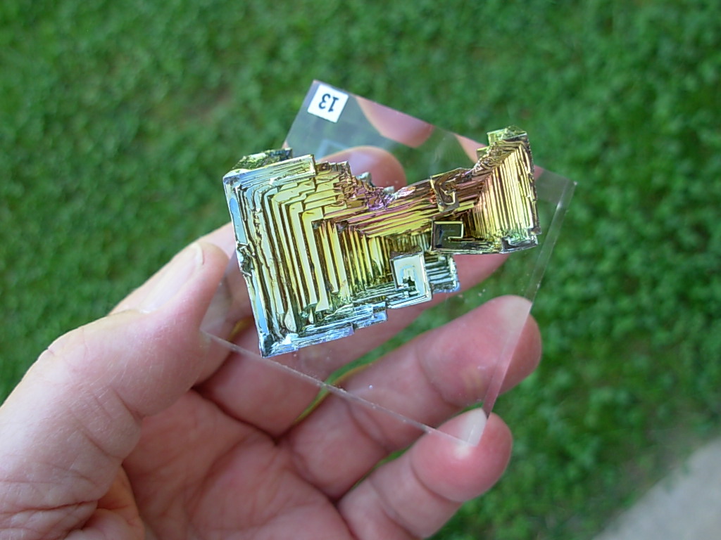 58g Bismuth Crystal (Made in Michigan) on Acrylic Base 13