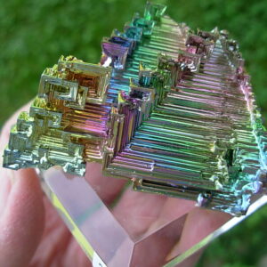 02 Premium 76g Bismuth Crystal on Acrylic Base Made in the USA