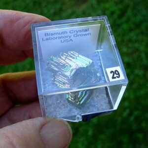 Bismuth Crystal Thumbnail Specimen 29