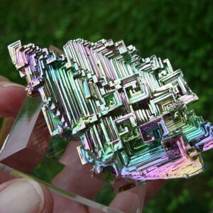 03 Premium 108g Bismuth Crystal on Acrylic Base Made in the USA
