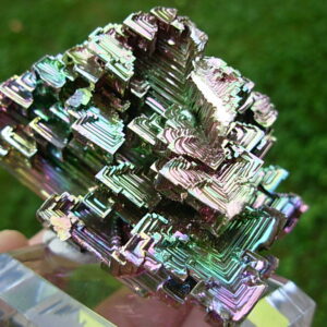 06 Premium 163g Bismuth Crystal on Acrylic Base Made in the USA