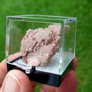Rhodochrosite with Quartz from Travona Mine 4