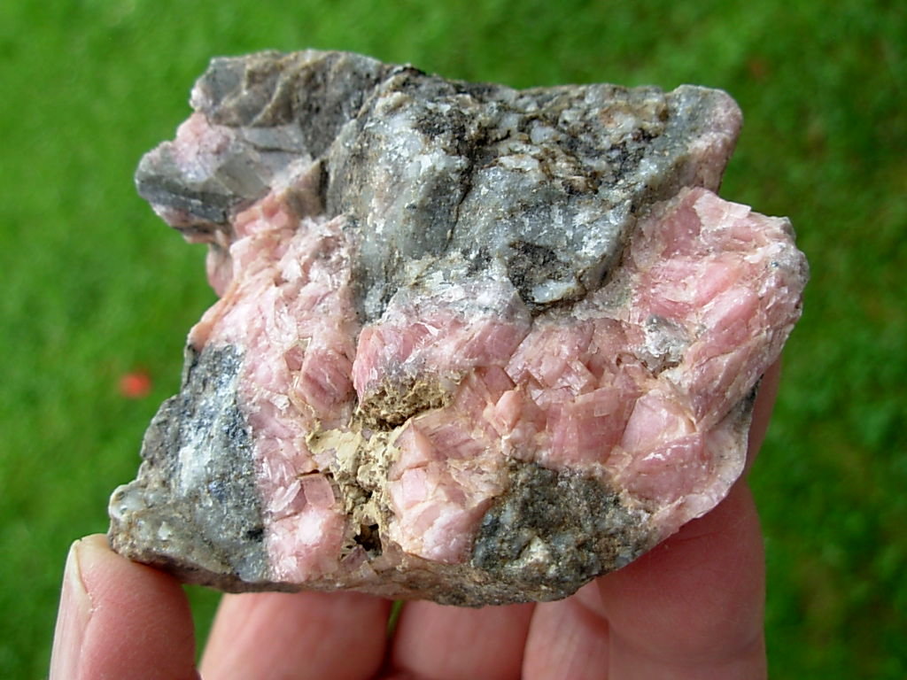 Rhodochrosite on Matrix from Colorado 6