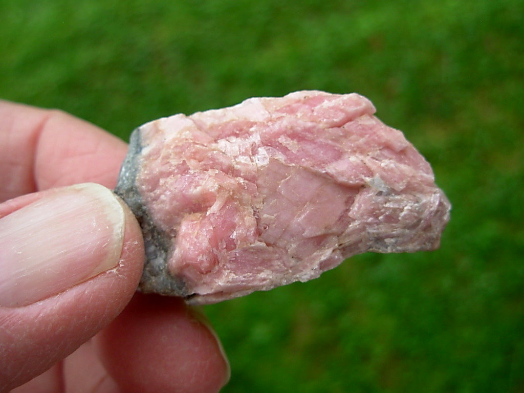 Rhodochrosite on Matrix from Colorado 7