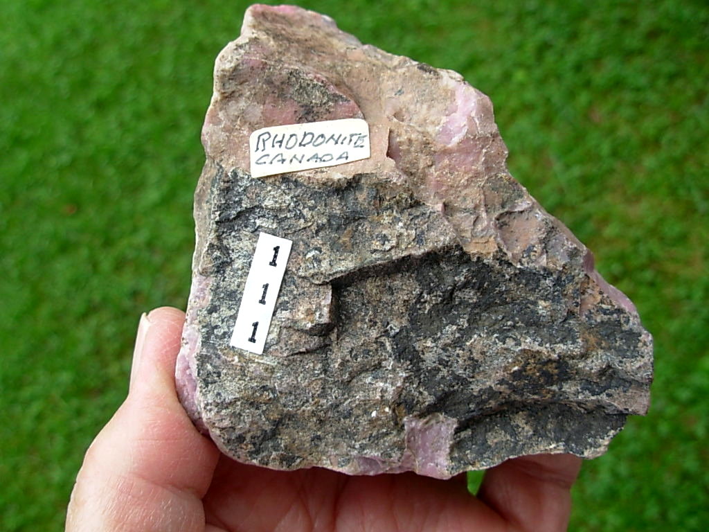 Rhodonite Rough 1 from Canada - Image 5