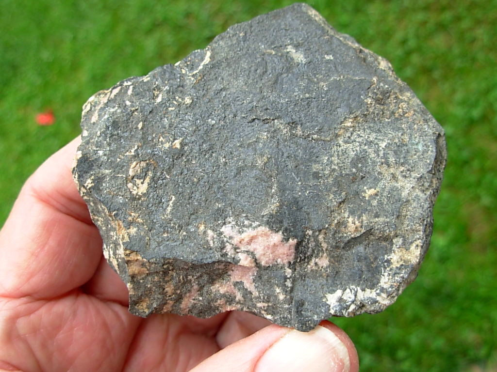 Rhodonite Rough 6 with One Face Cut from Canada - Image 3