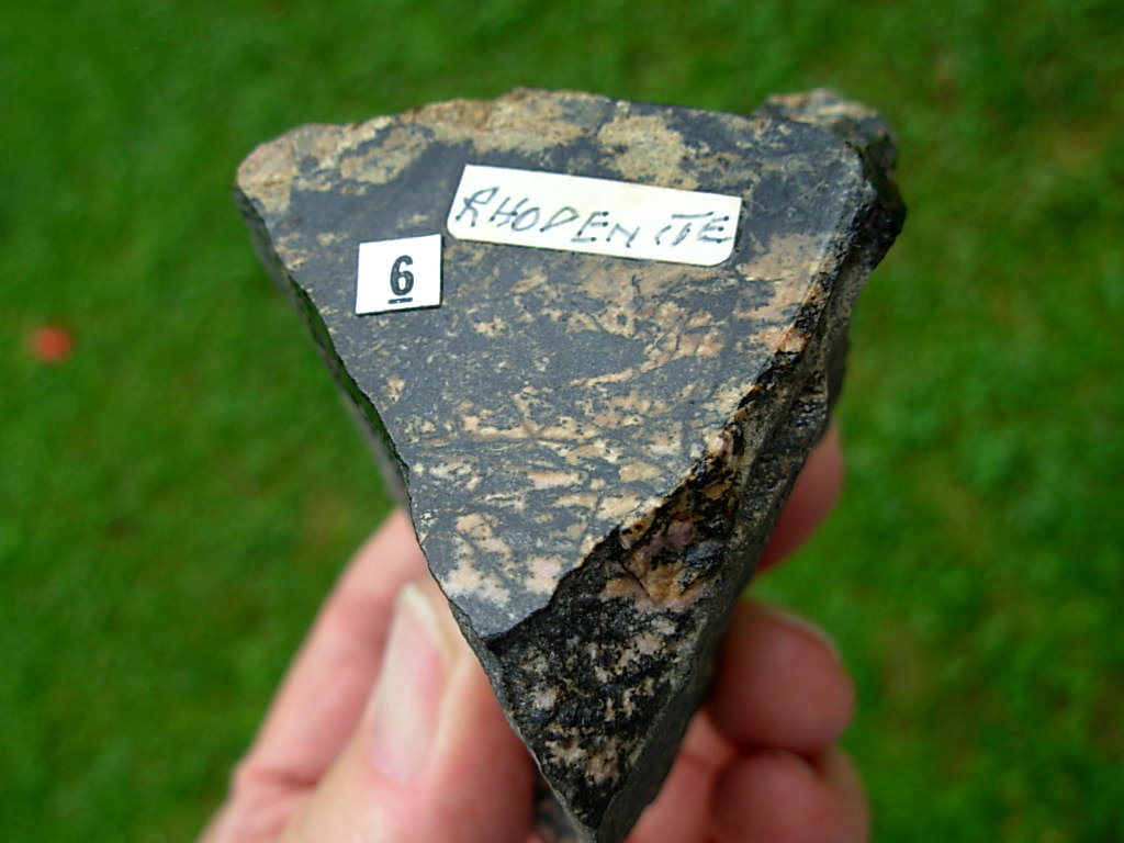 Rhodonite Rough 6 with One Face Cut from Canada - Image 5
