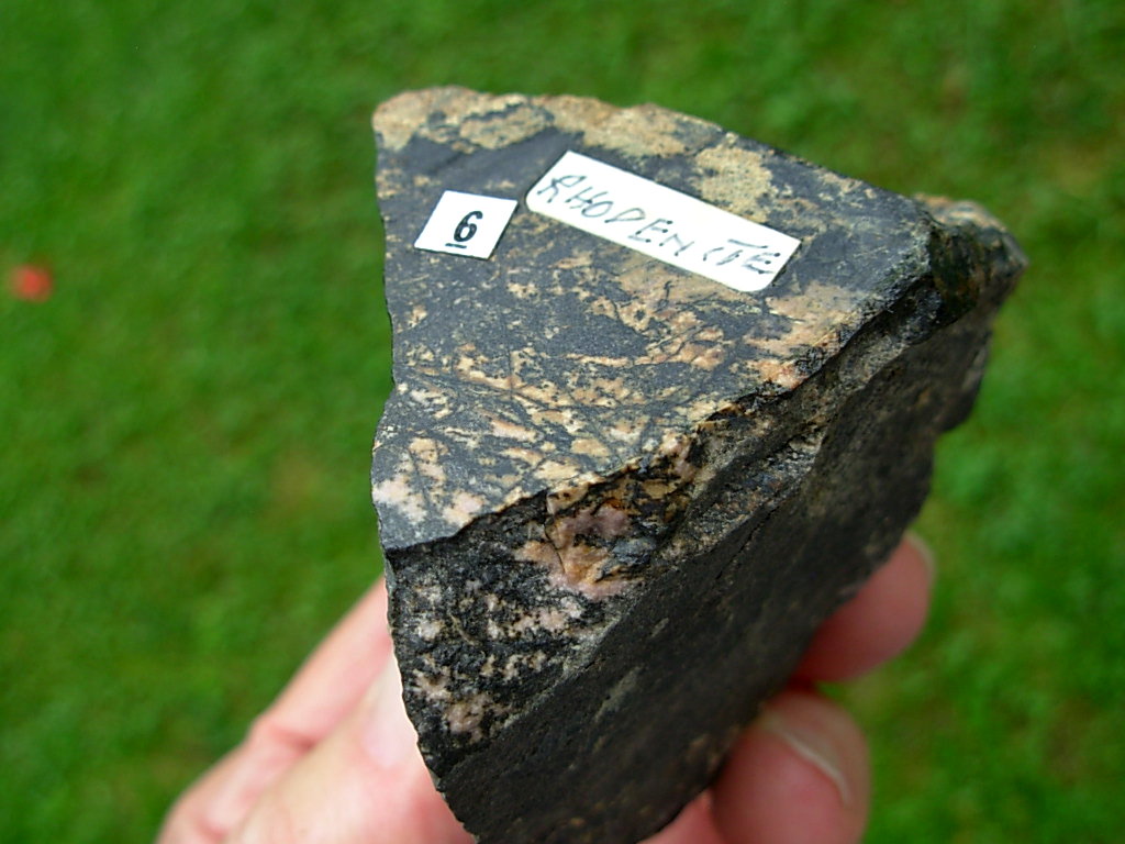 Rhodonite Rough 6 with One Face Cut from Canada - Image 4