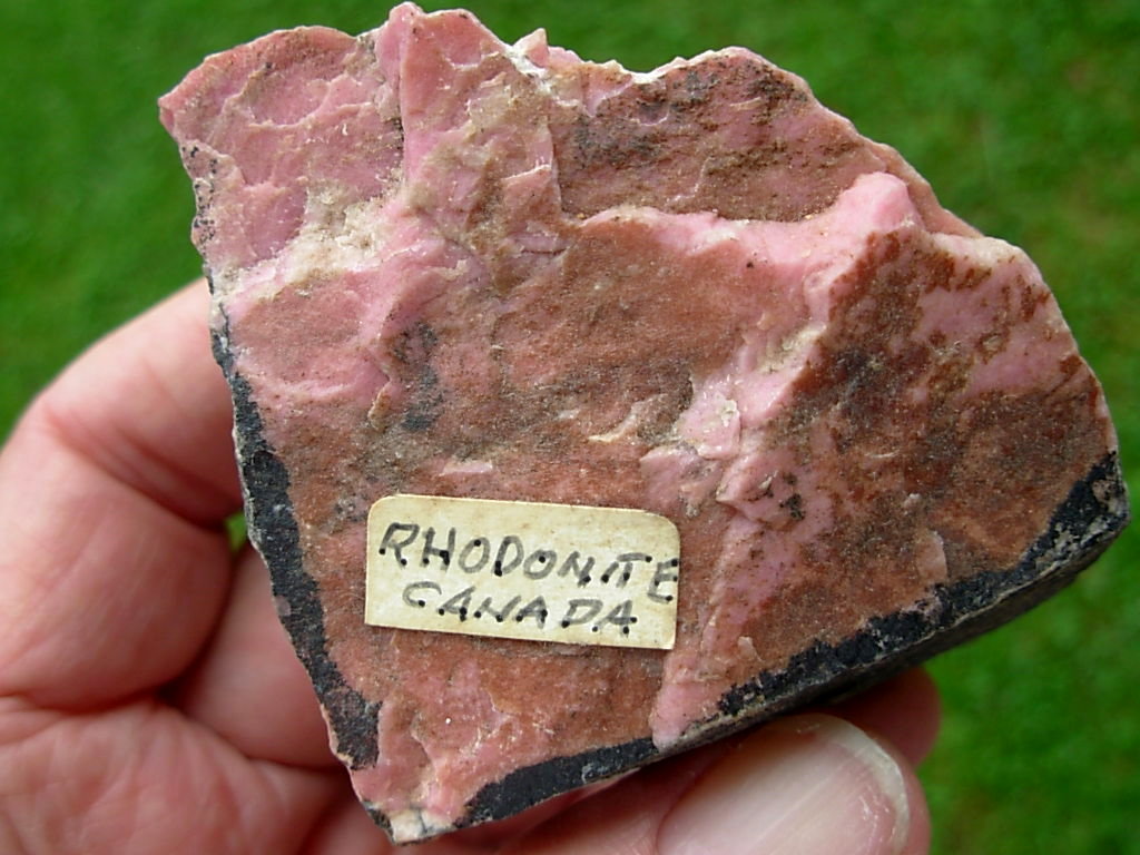 Rhodonite Rough 7 from Canada