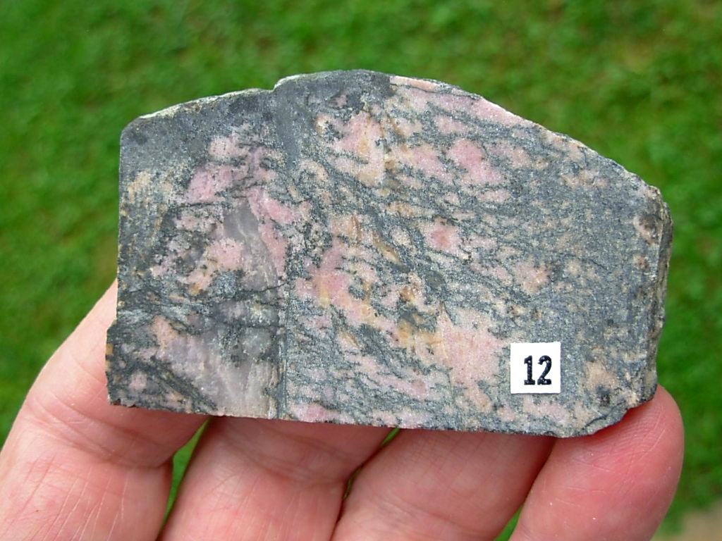 Rhodonite Cut Slab 12 from Canada - Image 2