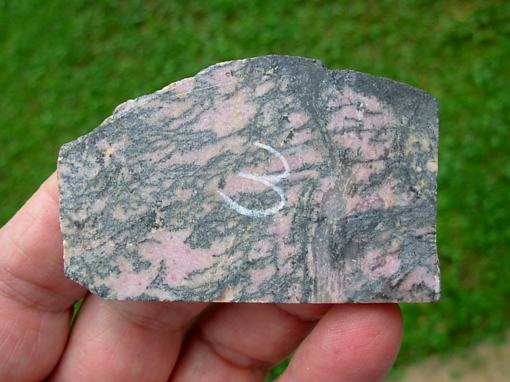 Rhodonite Cut Slab 12 from Canada - Image 4