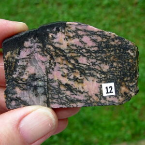 Rhodonite Cut Slab 12 from Canada