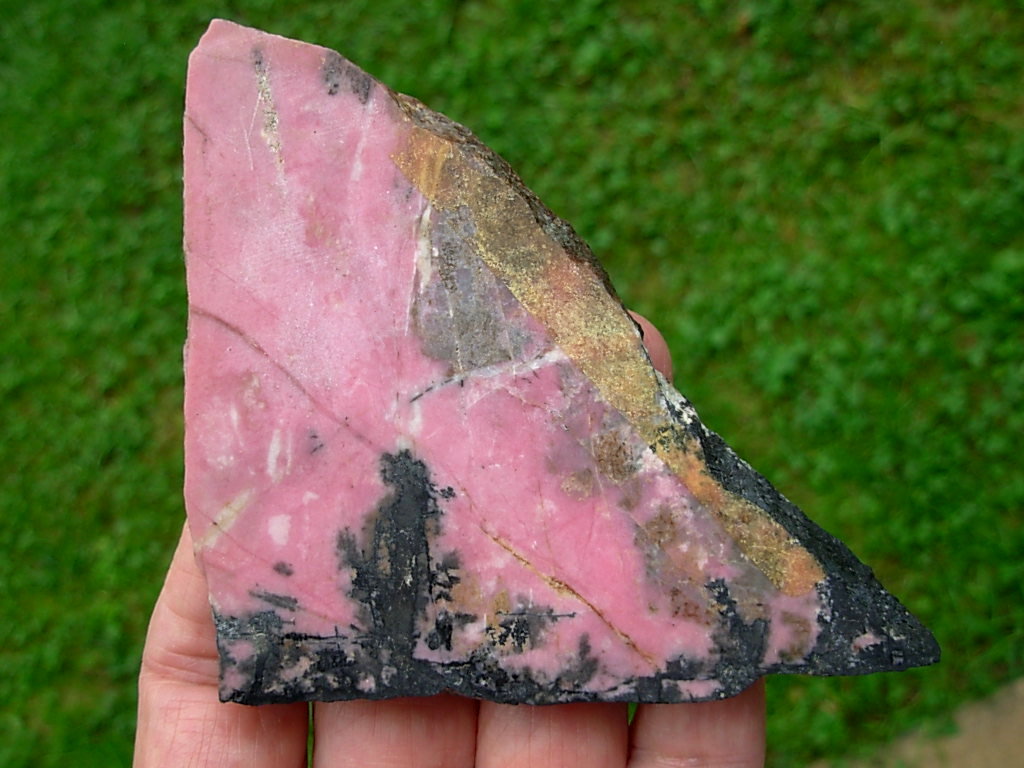 Rhodonite Cut Slab 13 from Canada - Image 5